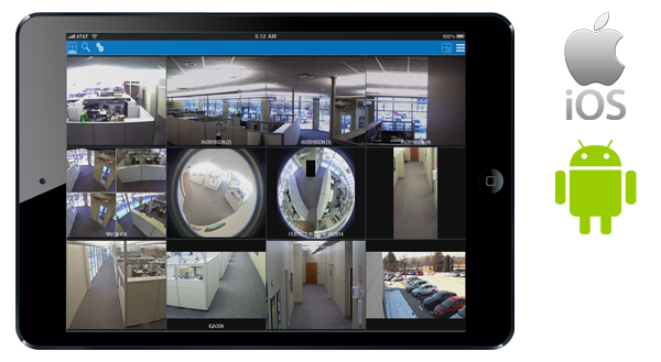 vms mobile app to monitor cctv surveillance cameras